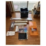 Foldable crate adhesive surface cover beads,