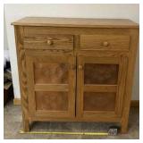 Simply Amish Made Wooden pie safe with punched