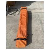 Pop up canopy with tarp and carry bag.