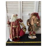 Two Victorian Style Santa Claus.