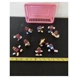 California raisins collectibles with plastic