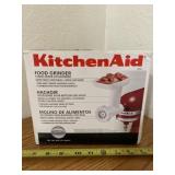 Kitchen Aid food grinder attachment.