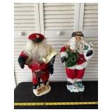 Two Victorian style Santa Claus