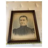 16 x 20 framed vintage portrait of woman