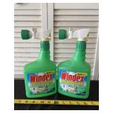 Two new Windex outdoor window cleaner.