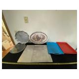 Aluminum trays, turkey and duck tray  along with