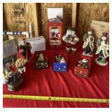 Carousel Musical , snowman decor, and Santa