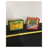 1991 and 1992 collector Crayola tin with crayons