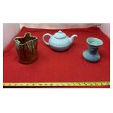Hand crafted pottery and Hall tea pot