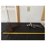 Two handmade wind chimes.