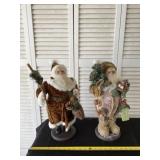 Two Victorian Style Santaï¿½s.