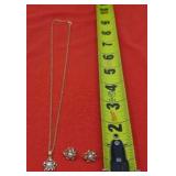 Matching Earrings & Necklace