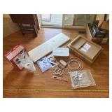 Cross stitch supplies with sewing board and
