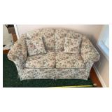 Bradley design two cushion upholstered love seat