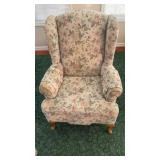 Bradley design, Wingback floral upholstered chair