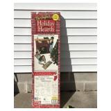 The original Holiday Hearth corrugated artificial