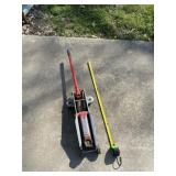 Larin 4000 pound hydraulic floor jack.