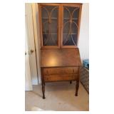 Edwardian secretary desk with two drawers