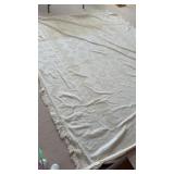 Chenille bedspread 103x 86- some yellowing