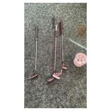 Golf clubs with golf balls, cobra ACUITY,