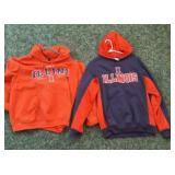 Illinois sweatshirts,large