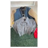XL Dickie jacket and wrangler shirt- large