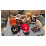 Mens adjustable ball caps various , large , XL