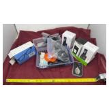 Flip phones chargers reading glasses religious