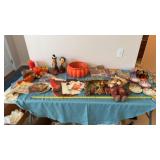 Halloween decorations- table not included
