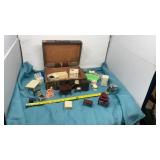 Playhouse furniture with box, piano table,