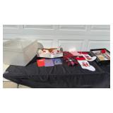 Books Christmas gift bags stockings with tote