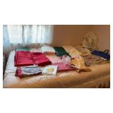 Table cloths shams curtains assortment , valance