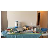 Kitchen miscellaneous- chopper, grill- new, ice