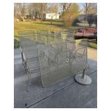 Expanded Steel Patio Table and Chairs