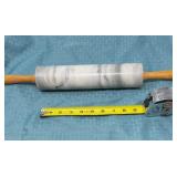 Marble rolling pin
