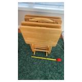 Wooden TV trays with Stand