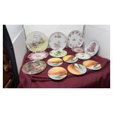 Assorted china and decorative plates, Meito China