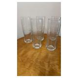 5 pilsner glasses