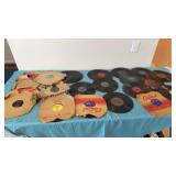 Vintage records Frank Sinatra, Nat King Cole, Jan