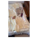 Jackets- one wool, scarves gloves