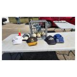 Softballs tennis balls hats