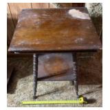 Clawfoot parlor table 24 x 24ï¿½