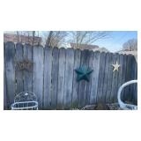 All stars on wall, butterflies,
