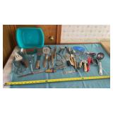 Kitchen utensils, including stainless steel