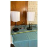 Two modern table lamps