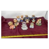 Collection of bear figurines