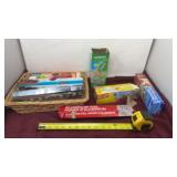 Baggies, aluminum foil, wax paper sandwich, bags