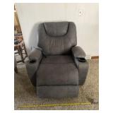 Grey electric Lift & massage and heat reclining