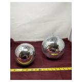 Disco ball and glazing ball.