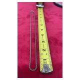 20 in.ï¿½ rope necklace marked .925 Italy, 10.06g